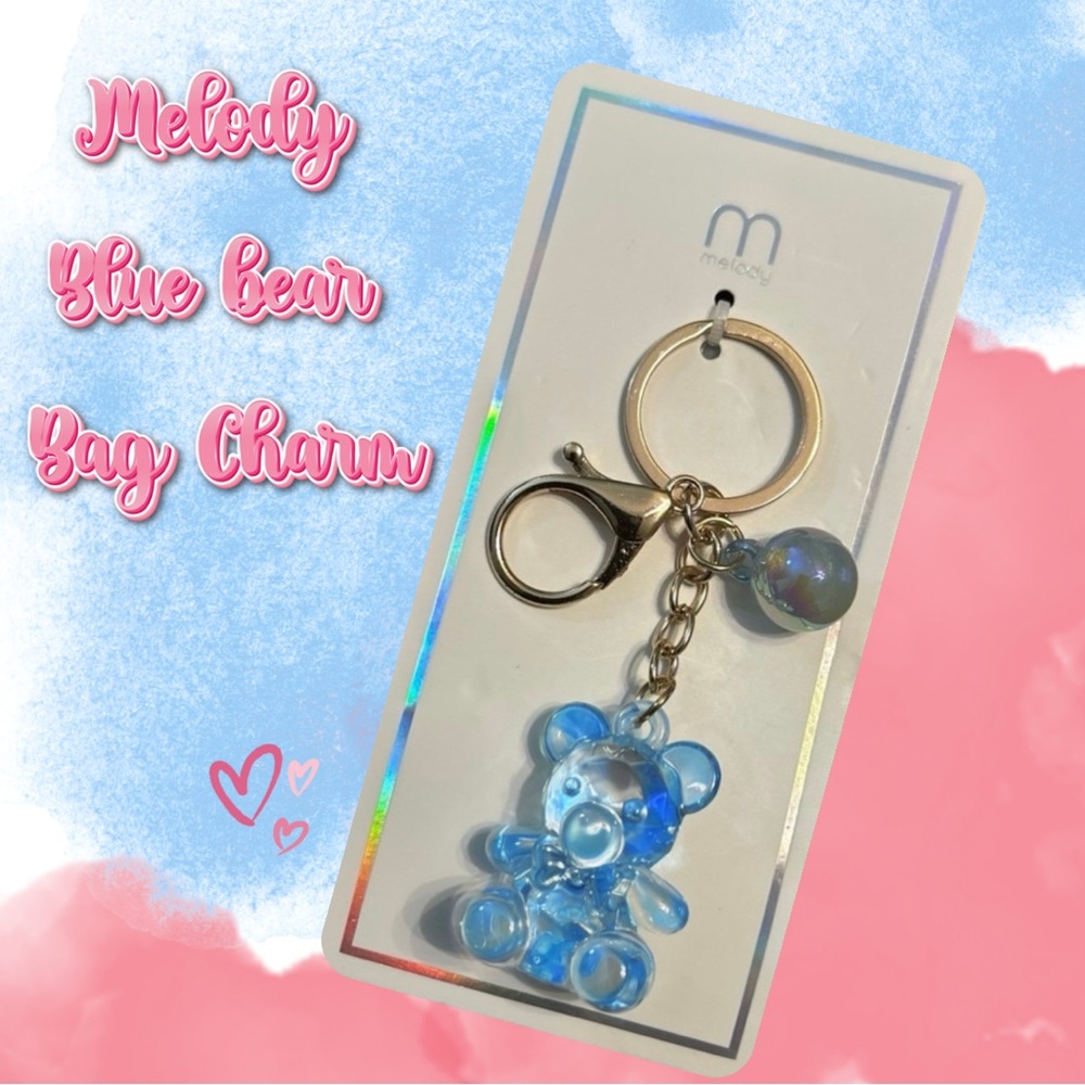 Blue Bear Keychain